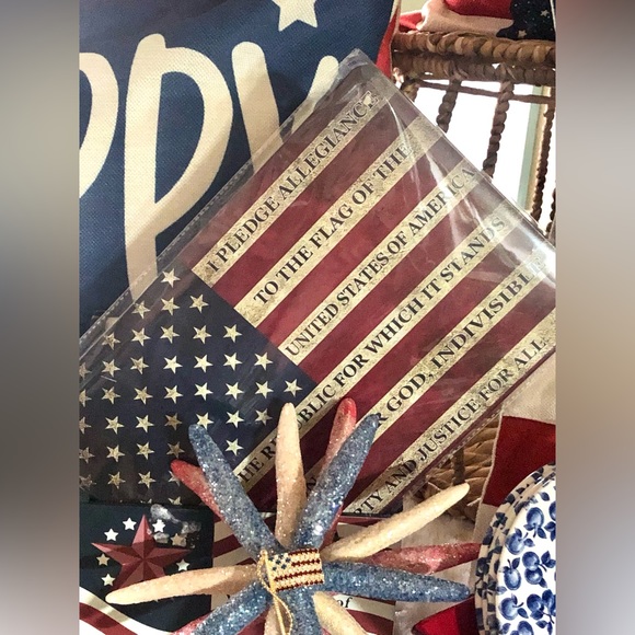 New! 🇺🇸Pledge Allegiance License Plate Style Sign - Picture 2 of 6